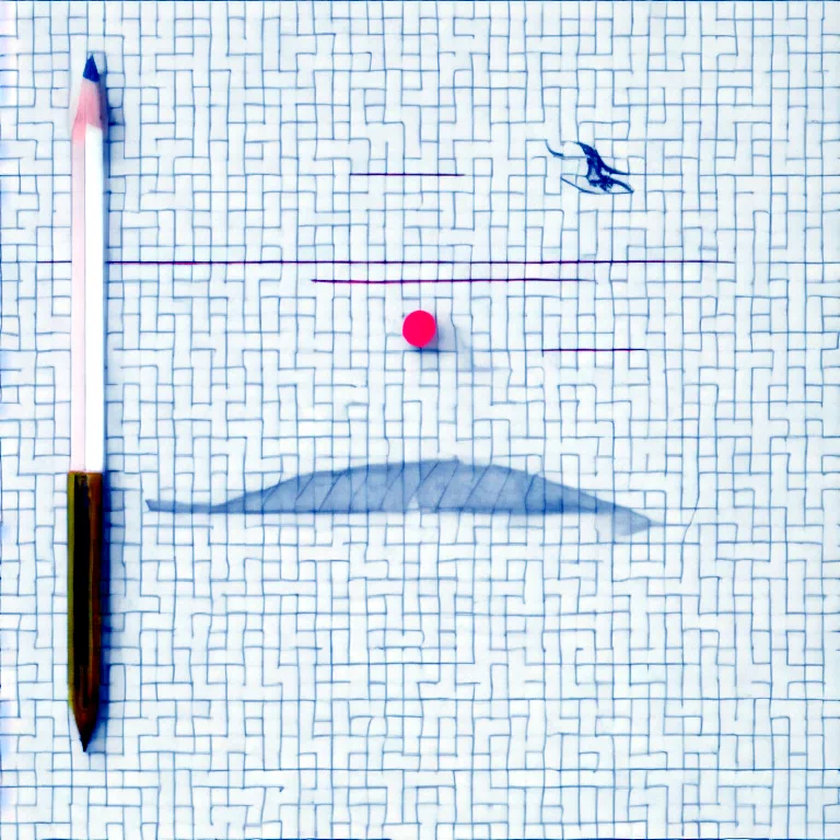 A pencil field sketch of a mouse on a tiny gallows over ploughed furrows