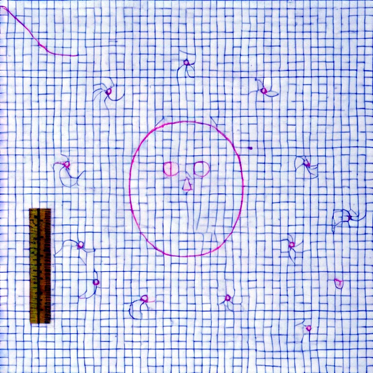 A pencil field sketch of an owl ringed by oak, broom and meadowsweet blossom